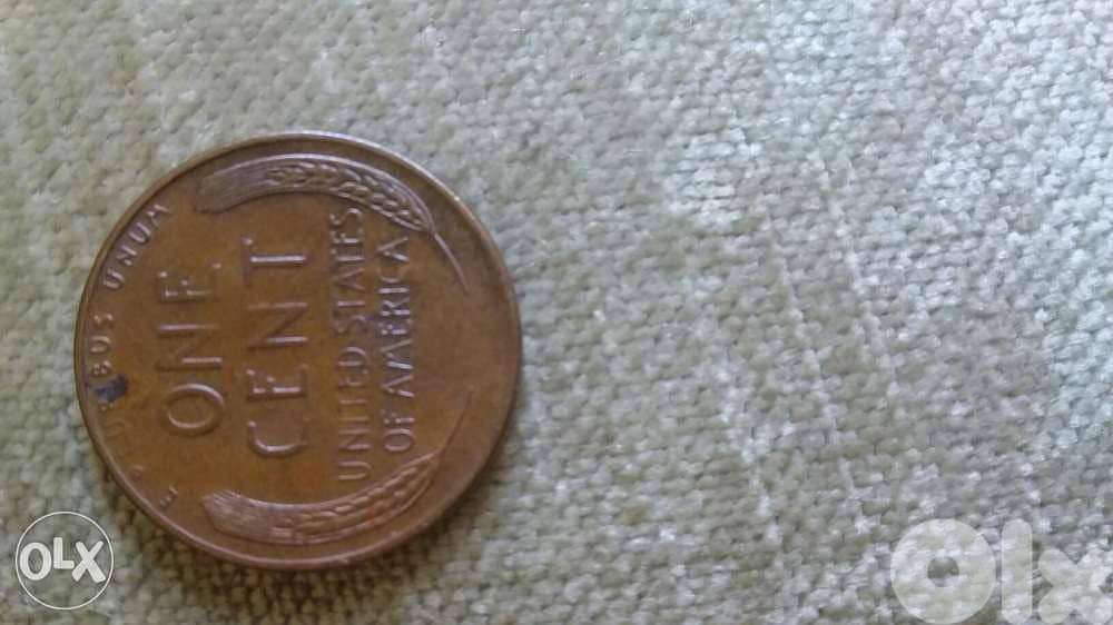 USA Lincoln Wheat Cent Last Denver mint year 1958 D 1