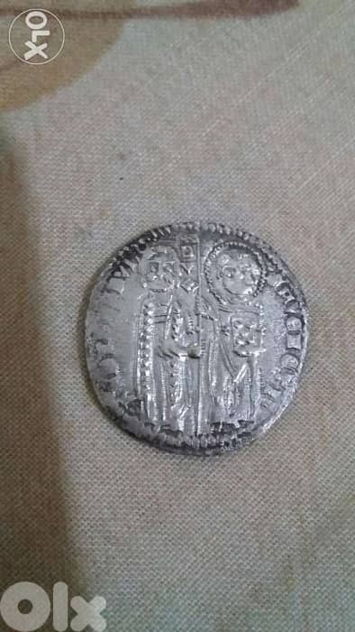 Silver Jesus Christ Medival Coin of Republic of Venice year 1268 AD 1