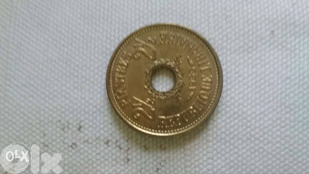 Lebanese Republic Coin two & half piaster 1958 الجمهورية اللبنانية 1