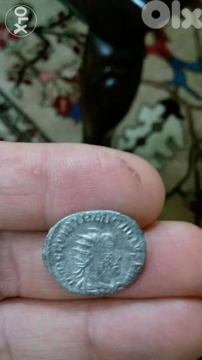 Ancient Silver Denarius Coin for Emperor Trebonianius Gallus year 251 0