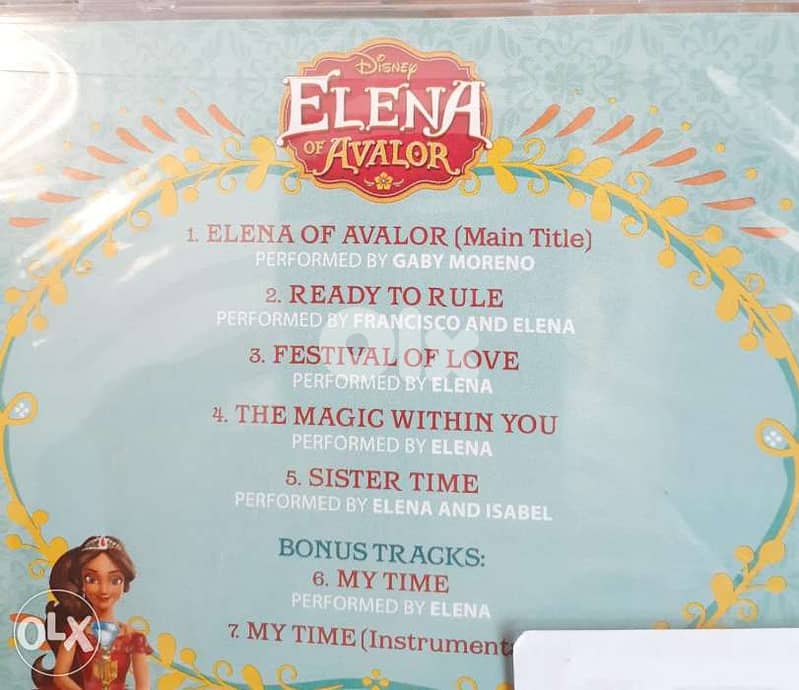 Elena Of Avalor Disney Movie Soundtrack CD. 1