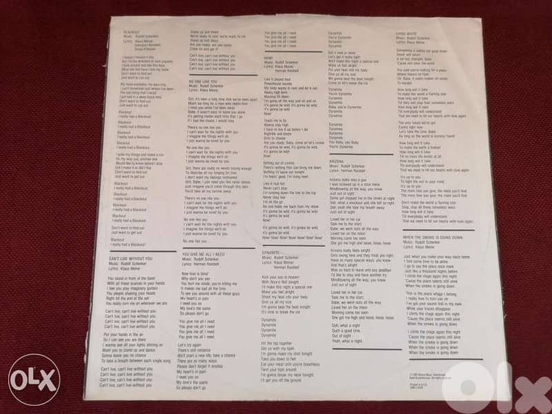 Scorpions - Blackout - Vinyl - 1982 3