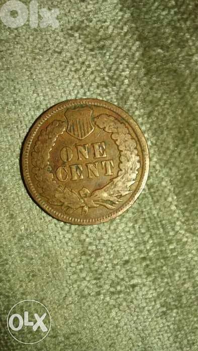 USA Coin Indain Head Cent Bronze year 1902 Very specail 1