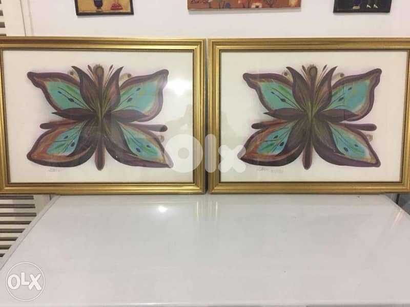 pair of Juliana seraphim paintings 1