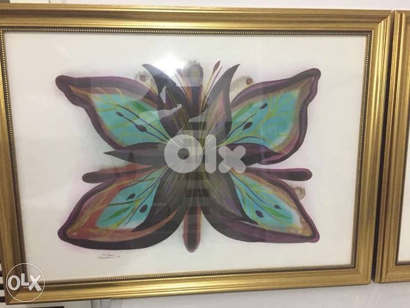 pair of Juliana seraphim paintings 3