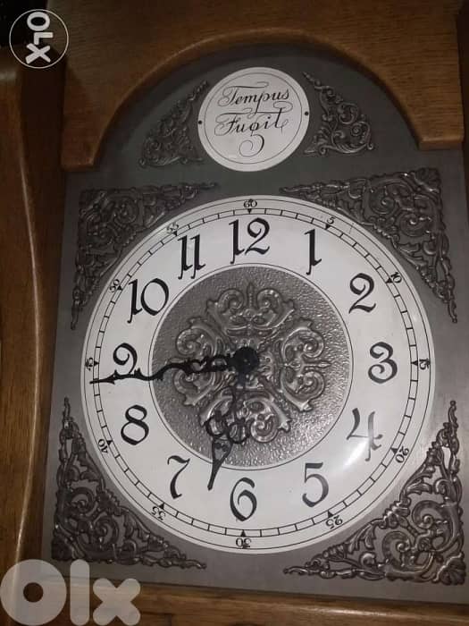 ساعة انتيكا جنازير خشب سنديان 1