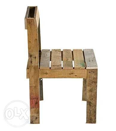 Palette chairs creative outdoor كرسي خشب 1