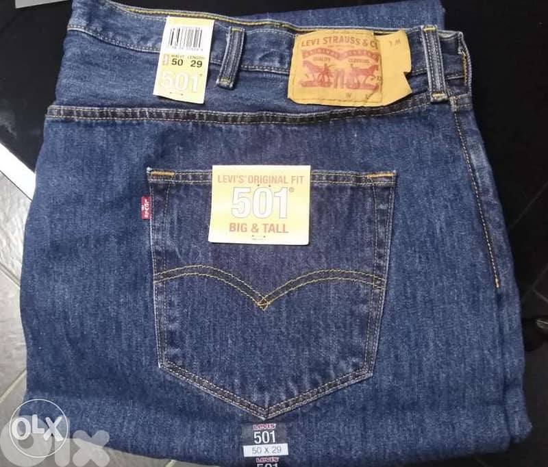 Levi's original. jeans BIG  sizes 3