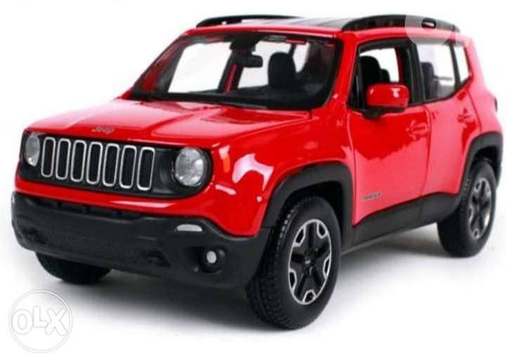 Jeep Renegade diecast car model 1:24 1