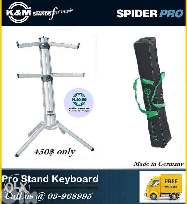 Stand spider pro K&M original, ستاند سبايدر برو الاصلي 0