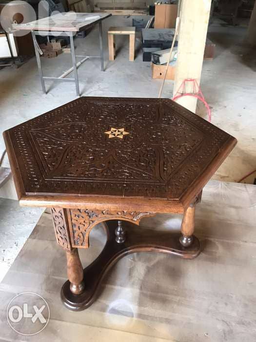 hand crafted oriental table 1