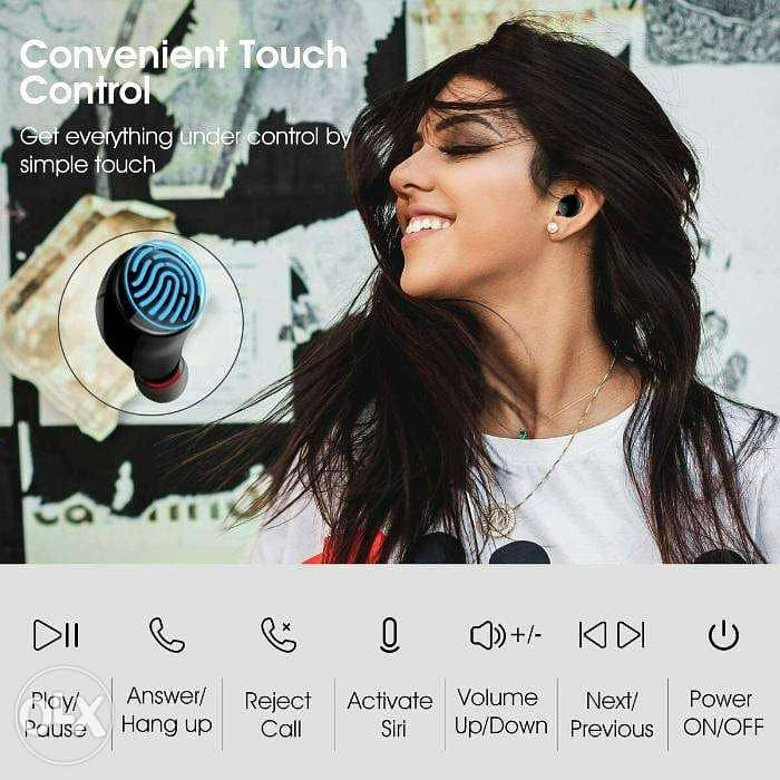 touch 2 C5 Wireless Earbuds 5.0-Touch /3$ delivery 6