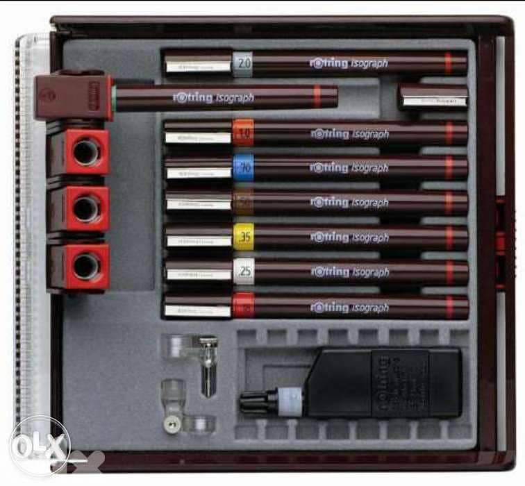 Rotring pen & interior architecture equipments 0