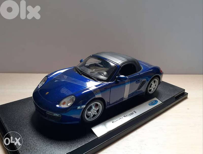 Porsche Boxster S diecast car model 1:18 0