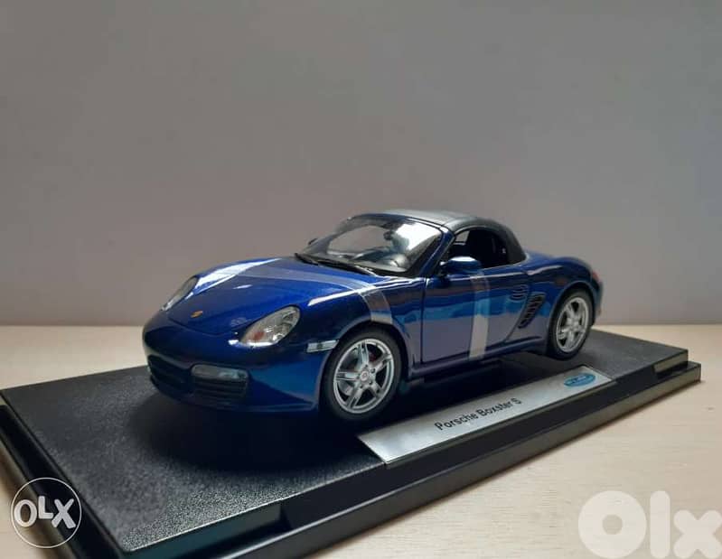 Porsche Boxster S diecast car model 1:18 1
