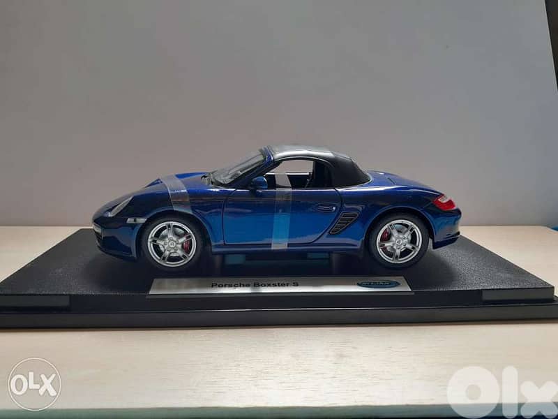 Porsche Boxster S diecast car model 1:18 2
