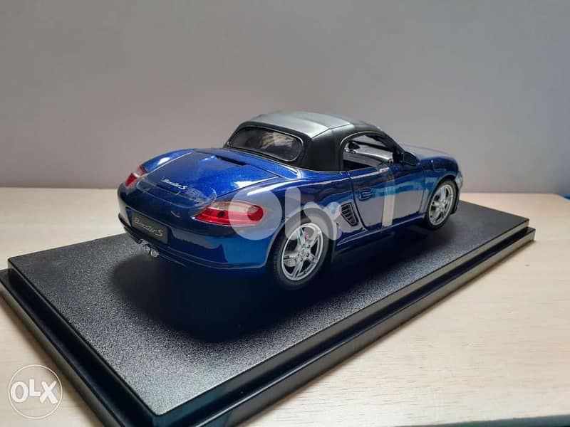 Porsche Boxster S diecast car model 1:18 5