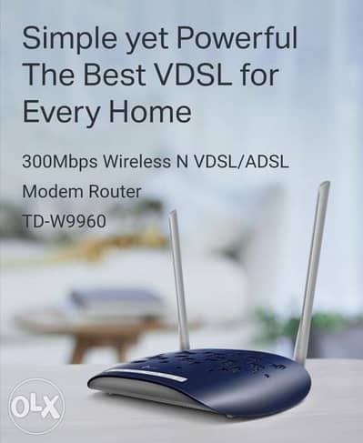 TP Link TD-W9960/300Mbps Wireless N VDSL/ADSL Modem Router