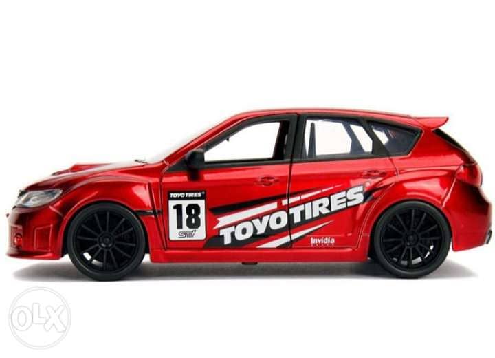 '12 Subaru Impreza WRX STI diecast car model 1:24. 1
