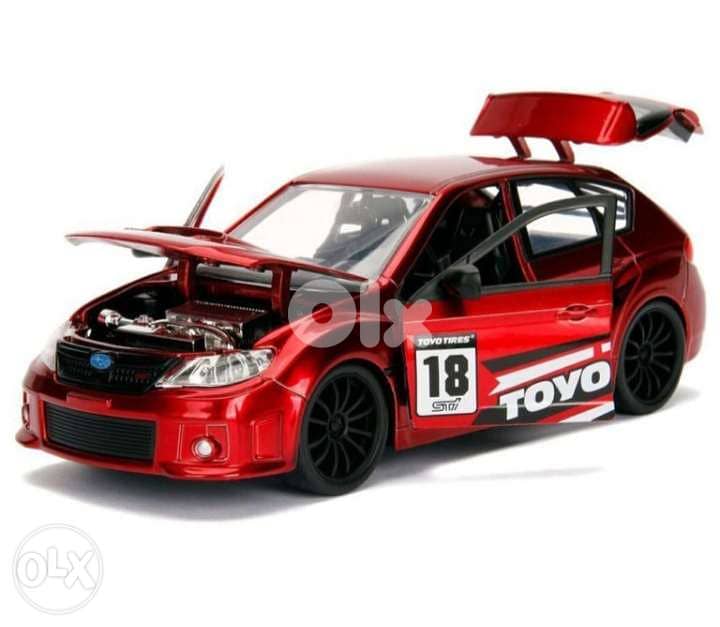 '12 Subaru Impreza WRX STI diecast car model 1:24. 2