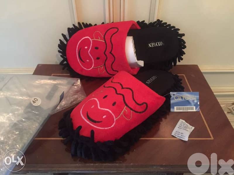 Velvet Slippers - OXYGEN - شحاطة مخمل 1