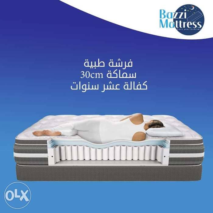 فرشة سوبر طبية كفالة ١٠ سنوات 0