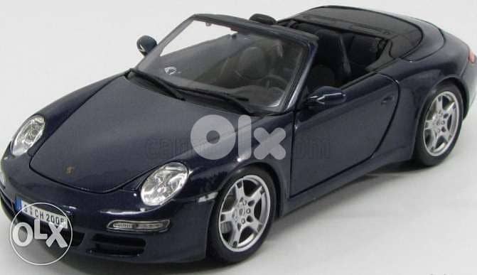 Porsche Carrera S Cabriolet diecast car model 1:18. 0