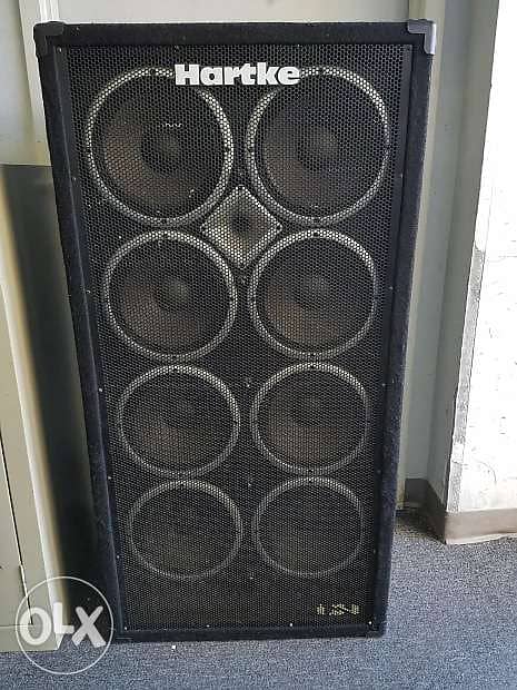 BASS guitar amp and speaker 8x10 Hartke 1