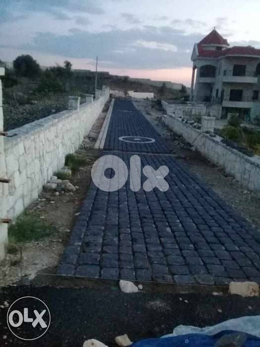 تركيب حجر بازلت اسود 2