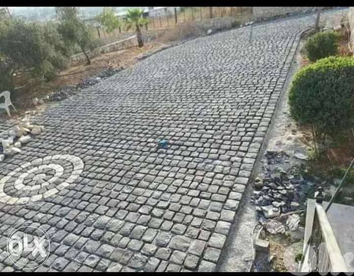 تركيب حجر بازلت اسود 3