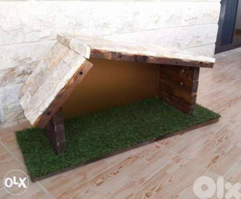 Christmas cave wood & stone 0