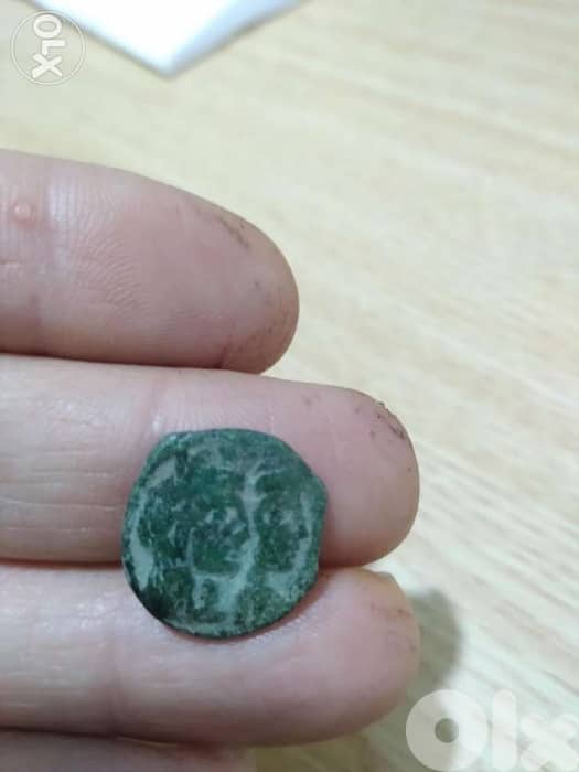 Ancient Bronze Nabataean Kingdom Coin Aretas IV Petra mint year 9 BC 0