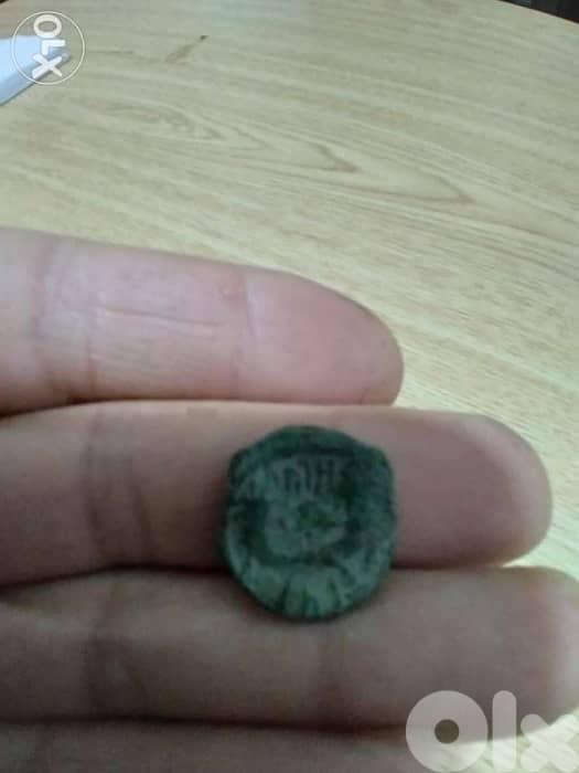 Ancient Bronze Nabataean Kingdom Coin Aretas IV Petra mint year 9 BC 1