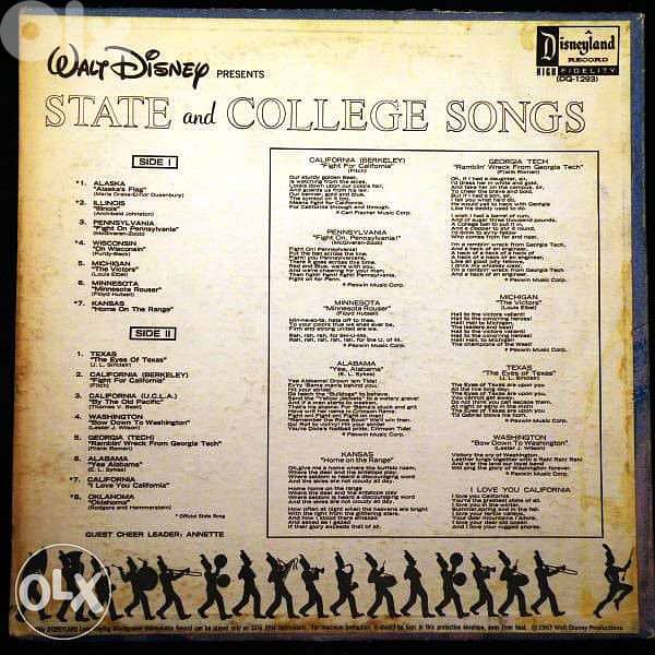 disney state and college songs 1