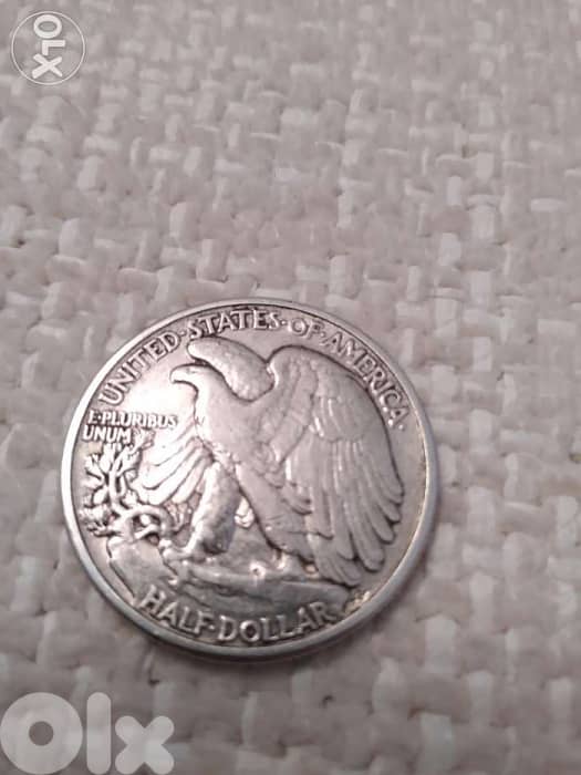USA Dancint Liberty Half Dollar Silver year 1943 weight 12.5 grs 1