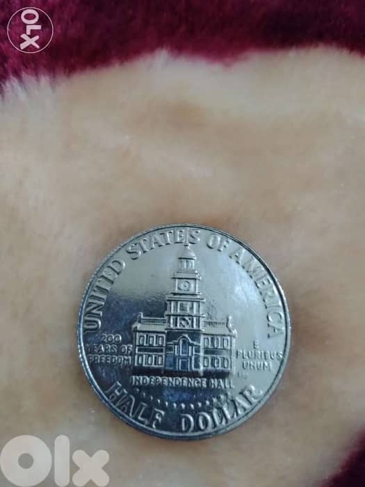 Uncirculated USA Half Dollar Memorial of the independence 1776 _ 1976 0