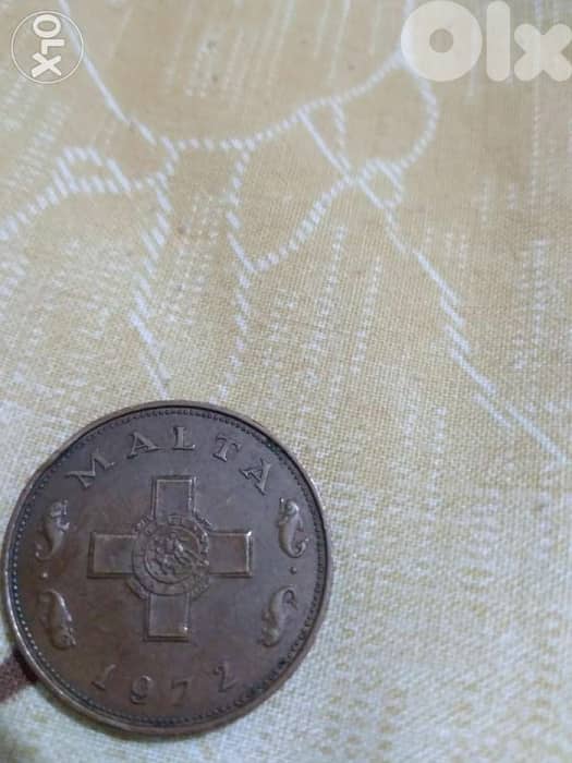 Malta 1 Cent year 1972 0