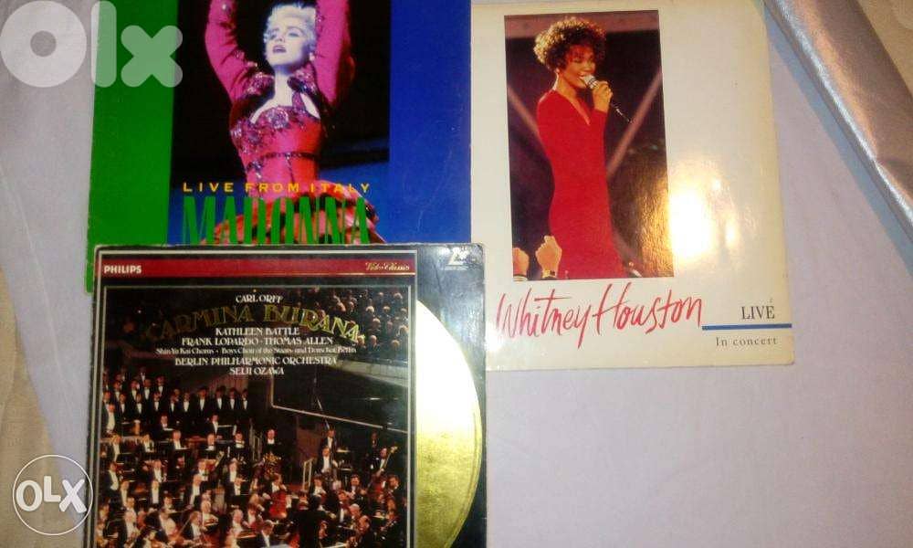 rare musical laser discs starting 6$ 0