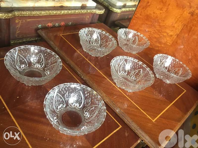 كاسات زجاج - Glass Bowls - 6 0