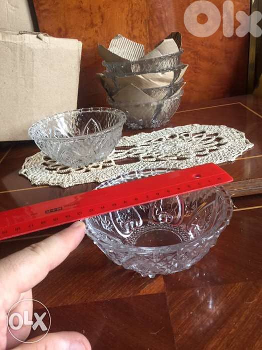 كاسات زجاج - Glass Bowls - 6 4