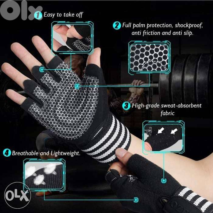 Weightlifting Gloves with Wrist Support | Gym Gloves for Weight Liftin 1