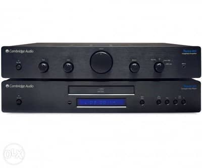 amplifier+CD player+speakers+remote