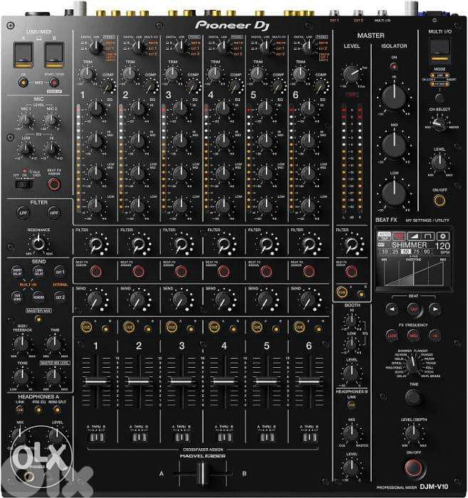 Pioneer DJ DJM-V10 Mixer & (2 ) Pioneer DJ CDJ-3000 Media Player 3