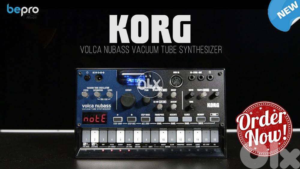 Korg Volca NuBass Vacuum Tube Bass Synth 0