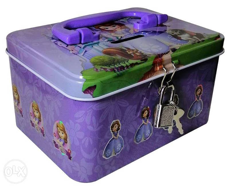 Brand New Cuboid Money Box - Sofia The First 0