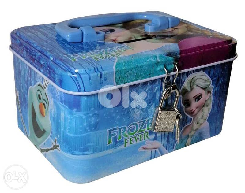 Brand New Cuboid Money Box - Frozen 0