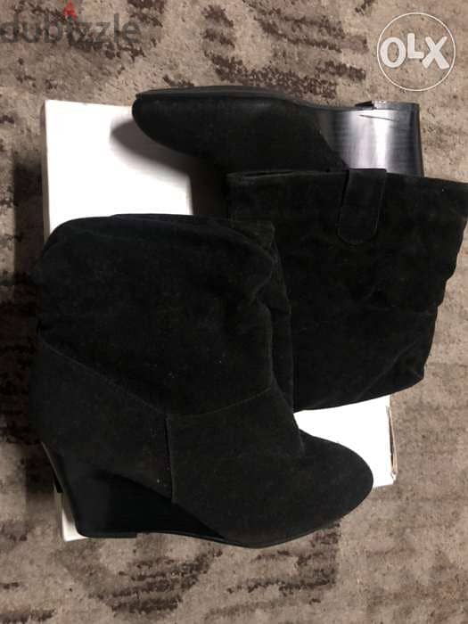 women clothing, shoes, high boots, black color 5