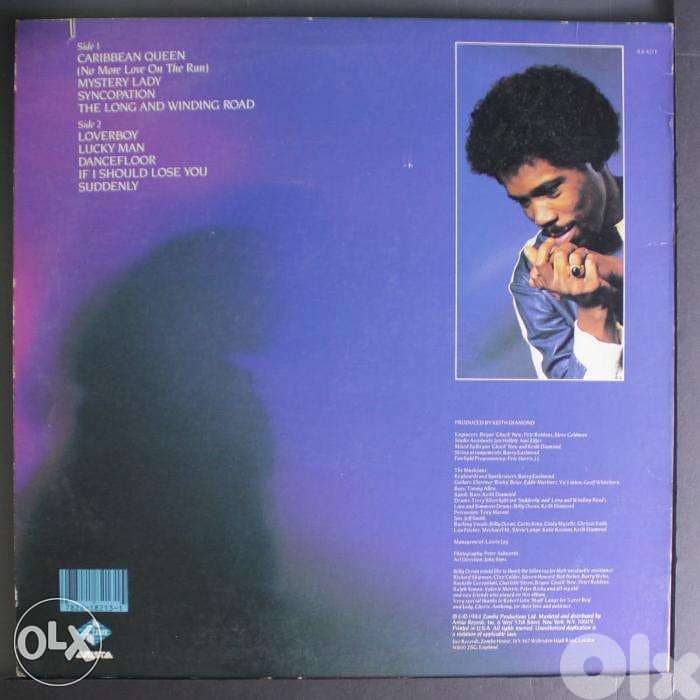 billy ocean "suddenly" vinyl lp 1