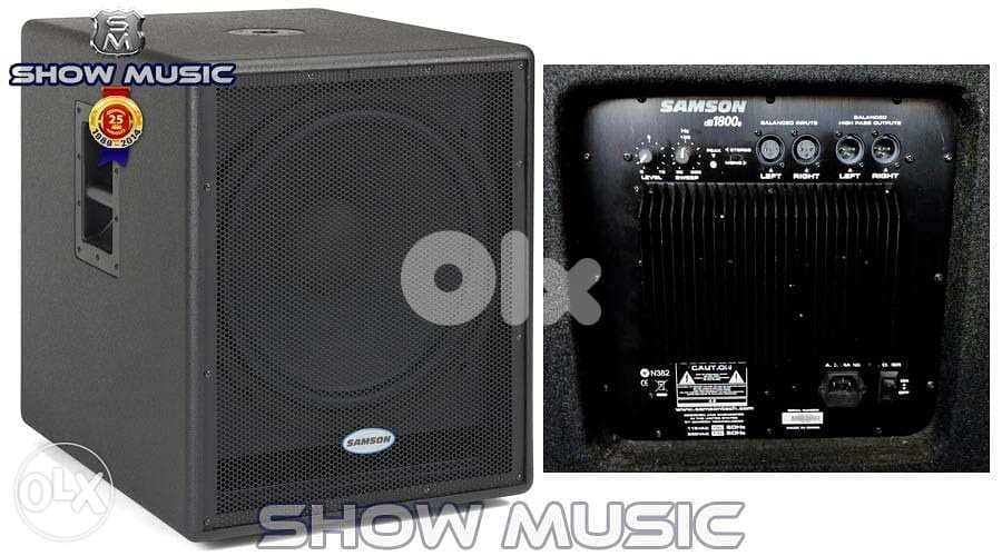 powered Subwoofer 1800a 1