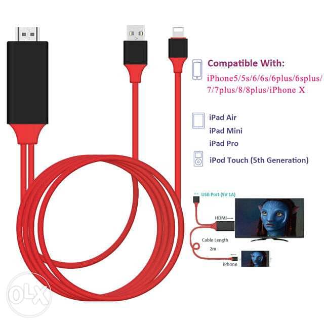 Adapter Iphone to Hdmi 2